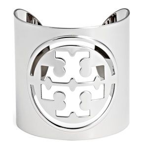 Tory Burch- Logo Cuff in Silver
